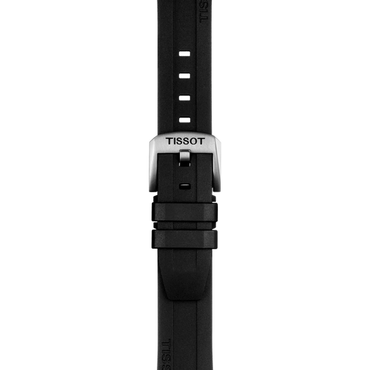 Tissot Official Black Rubber Strap Lugs 20mm 2