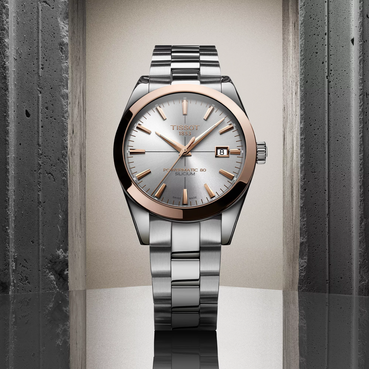 Tissot Gentleman Gold bezel 40mm 10