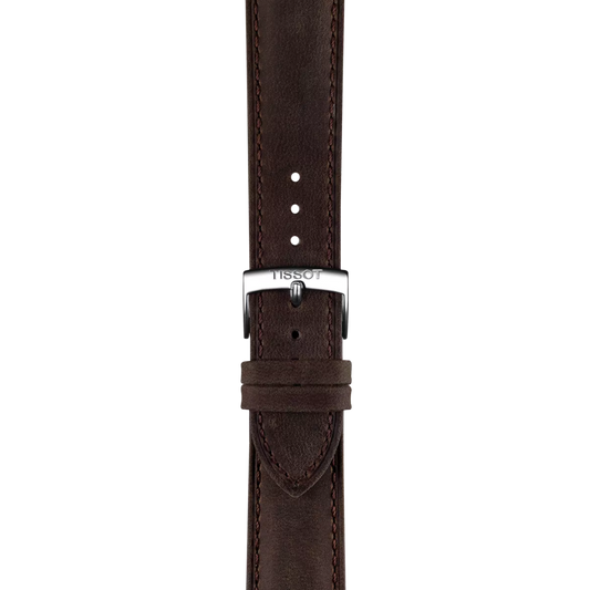 Tissot Official Brown Leather Strap Lugs 20mm 2
