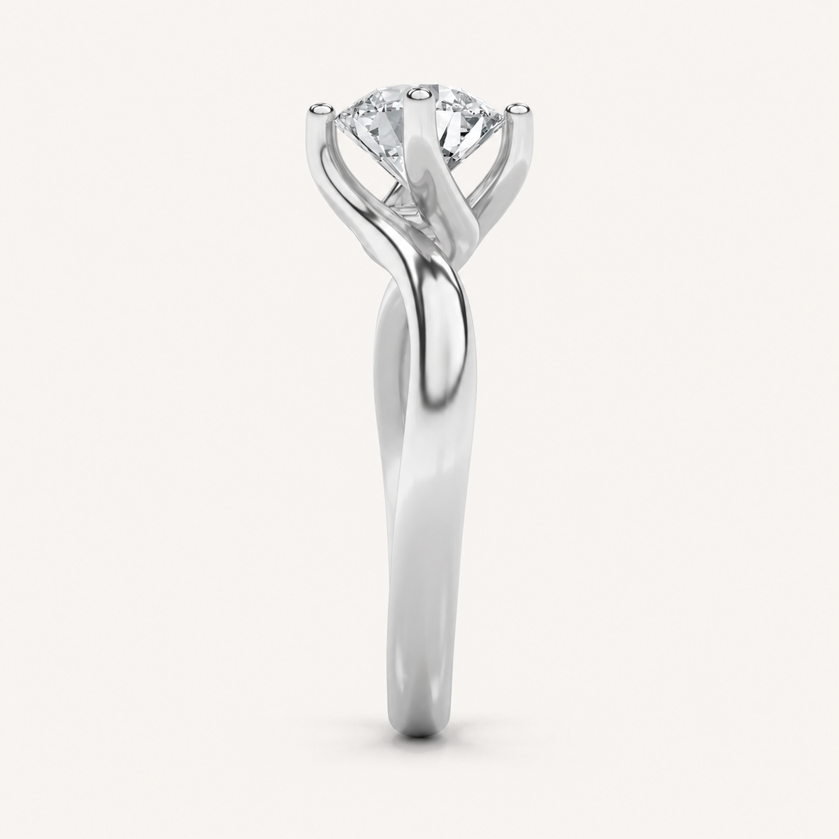 2.00 CT Round Cut Lab Grown Diamond Solitaire Ring