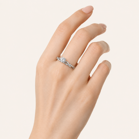 2.50 CT Round Cut Lab Grown Diamond Solitaire Ring