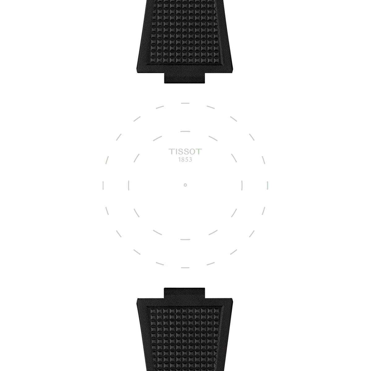 Tissot Official Black PRX 40mm Rubber Strap 3