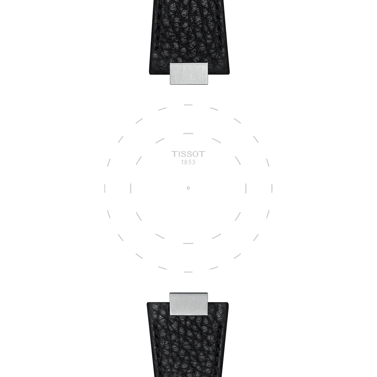 Tissot Official Black PRX 35mm Leather Strap 3