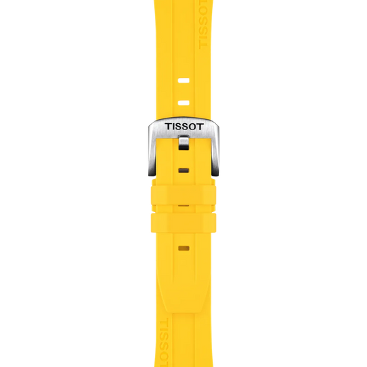 Tissot Official Yellow Silicone Strap Lugs 20 mm 2