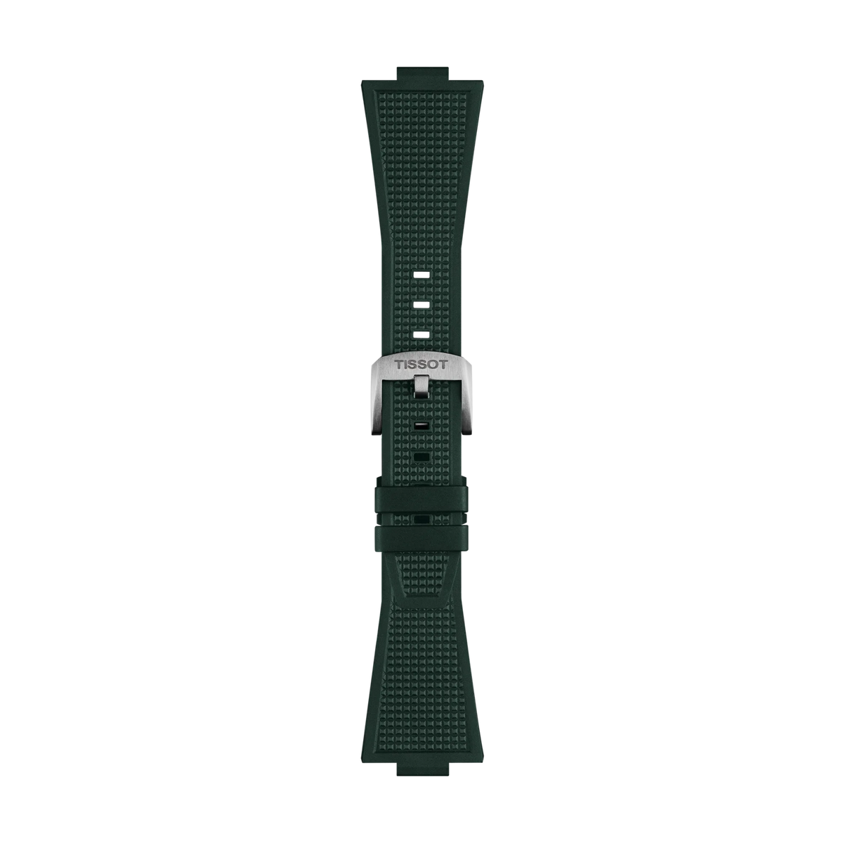 Tissot Official PRX 40mm Dark Green Rubber Strap 1