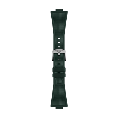 Tissot Official PRX 40mm Dark Green Rubber Strap 1