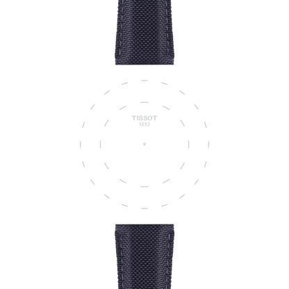 Tissot Official Anthracite Fabric Strap Lugs 21 mm 3