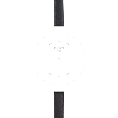 Tissot Official Black Leather Strap Lugs 09 mm 3