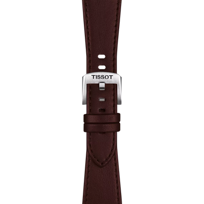 Tissot Official Brown PRX 35mm Leather Strap 2