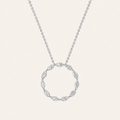 2.25CT Marquise Cut Lab Grown Diamond Pendant Necklace