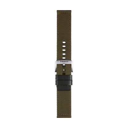 Tissot Official Khaki Fabric Strap Lugs 22 mm 1