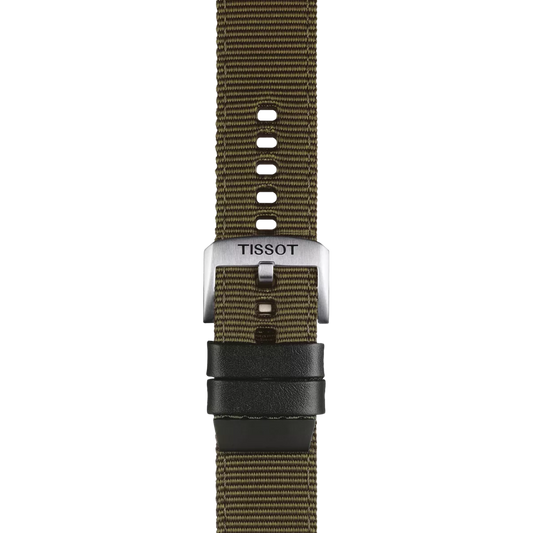 Tissot Official Khaki Fabric Strap Lugs 22 mm 2