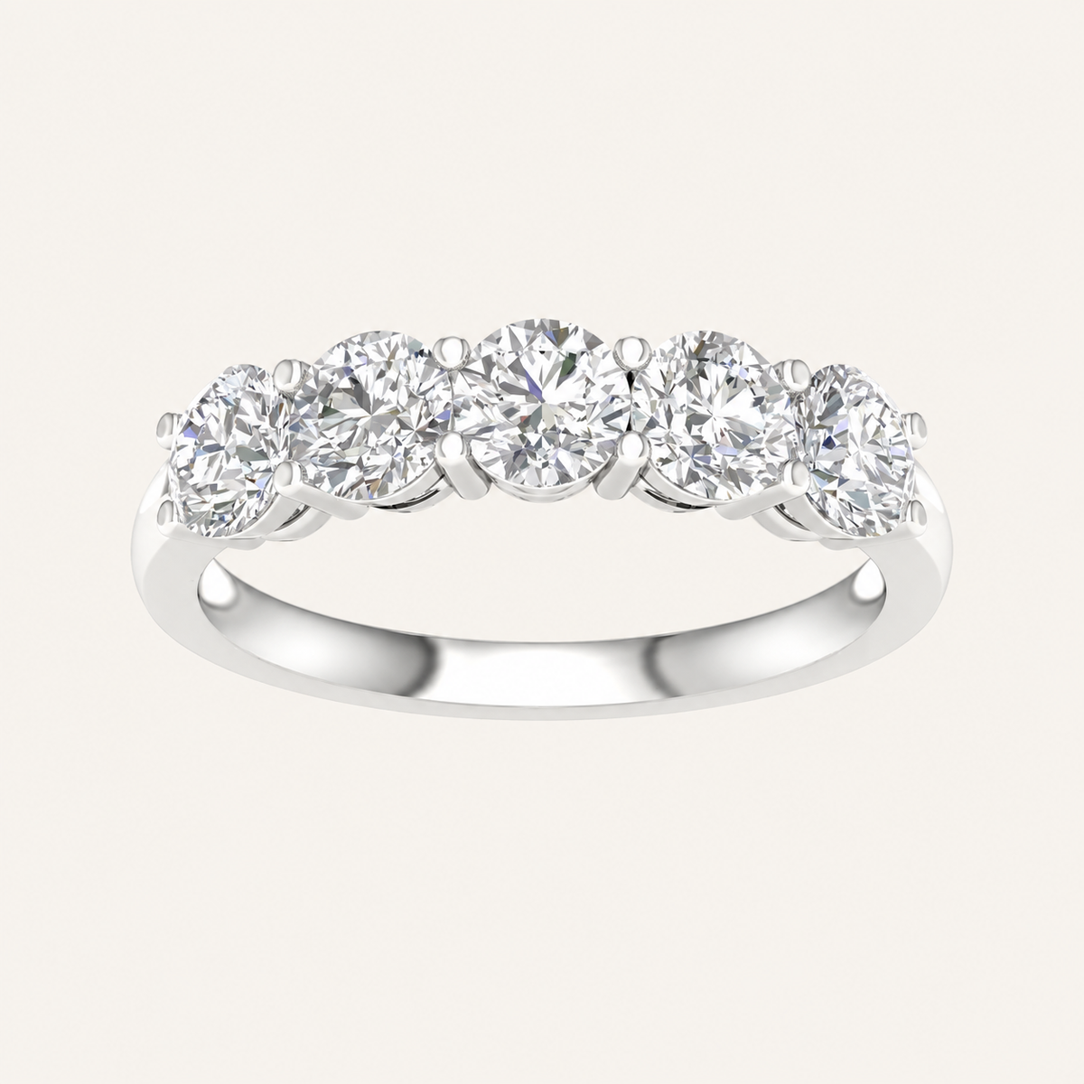 1.00CT Round Cut Lab Grown Diamond Enhancer Band Ring