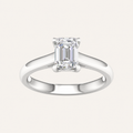 2.00CT Emerald Cut Lab Grown Diamond Solitaire Ring
