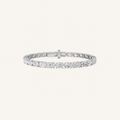 4.5CT Oval Cut Lab Grown Diamond East & West Tennis Bracelet
