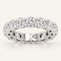 3.00 CT Round Cut Lab Grown Diamond Band Set