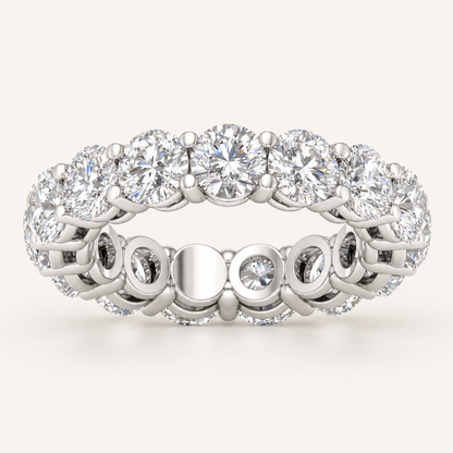 3.00 CT Round Cut Lab Grown Diamond Band Set