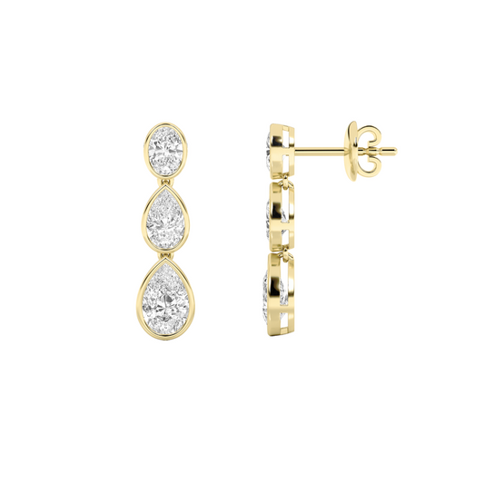 14K White Gold Earring KJ01944E.PS-5-21F