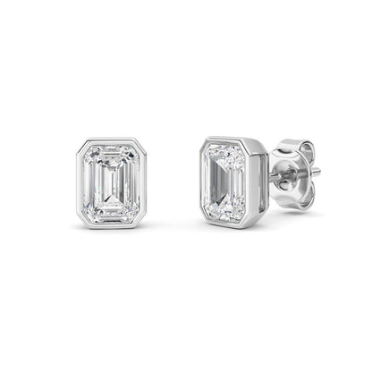 14K White Gold Earring KJ40039E.EM-2-21F
