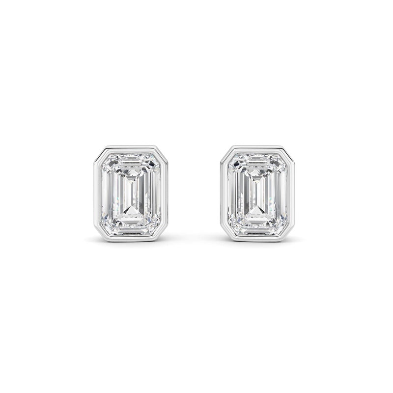 14K White Gold Earring KJ40039E.EM-2-21F