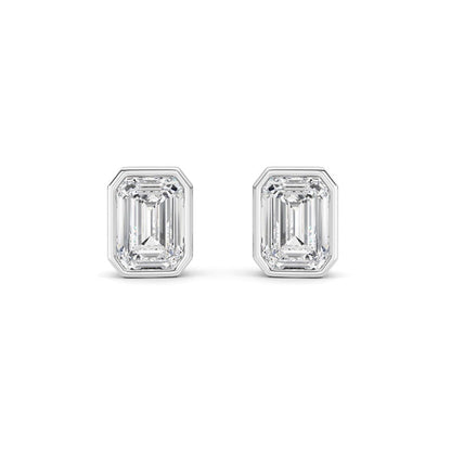 14K White Gold Earring KJ40039E.EM-2-21F