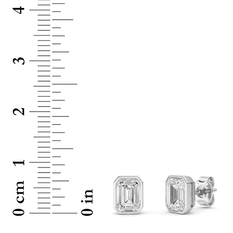14K White Gold Earring KJ40039E.EM-2-21F