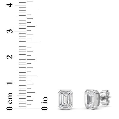 14K White Gold Earring KJ40039E.EM-2-21F