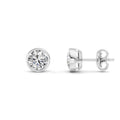 14K White Gold Earring KJ40039E.RD-2-21F