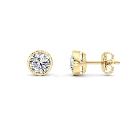 14K White Gold Earring KJ40039E.RD-2-21F
