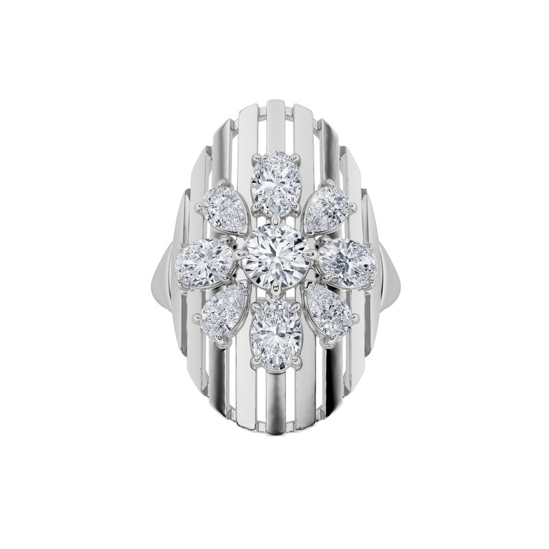 14K White Gold Ring KJ01893R.RD-2-21F