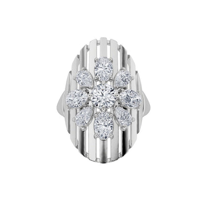 14K White Gold Ring KJ01893R.RD-2-21F