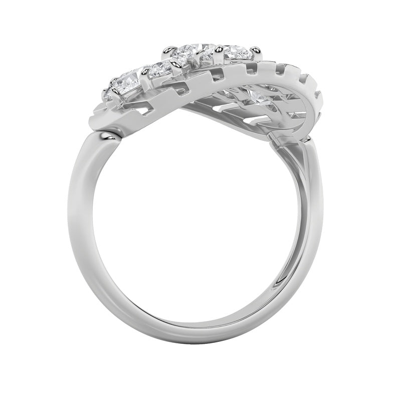 14K White Gold Ring KJ01893R.RD-2-21F