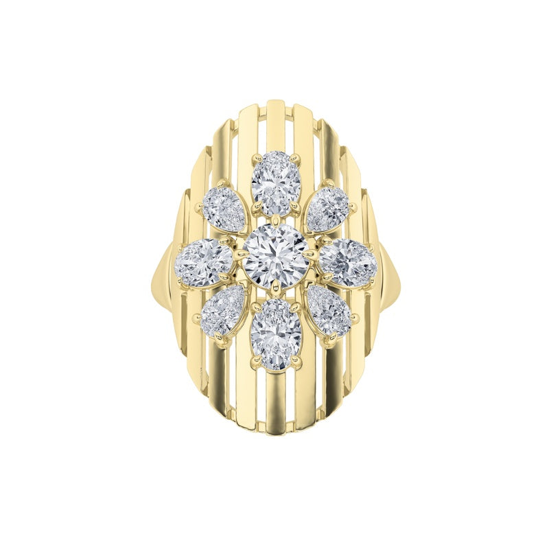 14K White Gold Ring KJ01893R.RD-2-21F