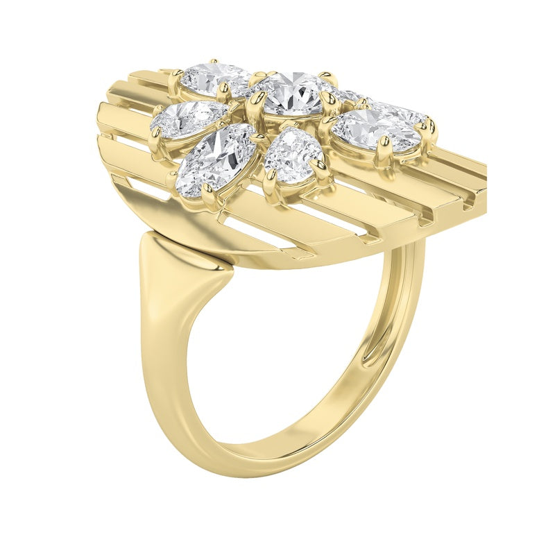 14K White Gold Ring KJ01893R.RD-2-21F