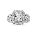 14K White Gold Ring KJ02705R.CE-2-21F
