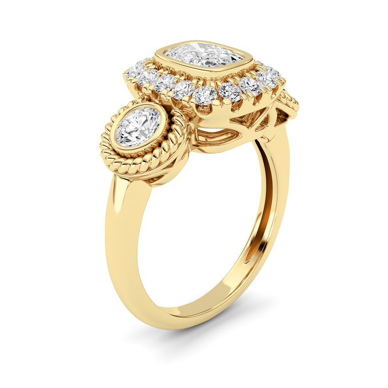 14K White Gold Ring KJ02705R.CE-2-21F