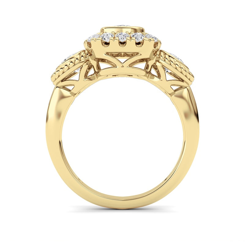 14K White Gold Ring KJ02705R.CE-2-21F