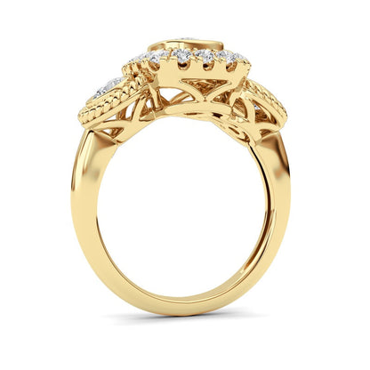 14K White Gold Ring KJ02705R.CE-2-21F