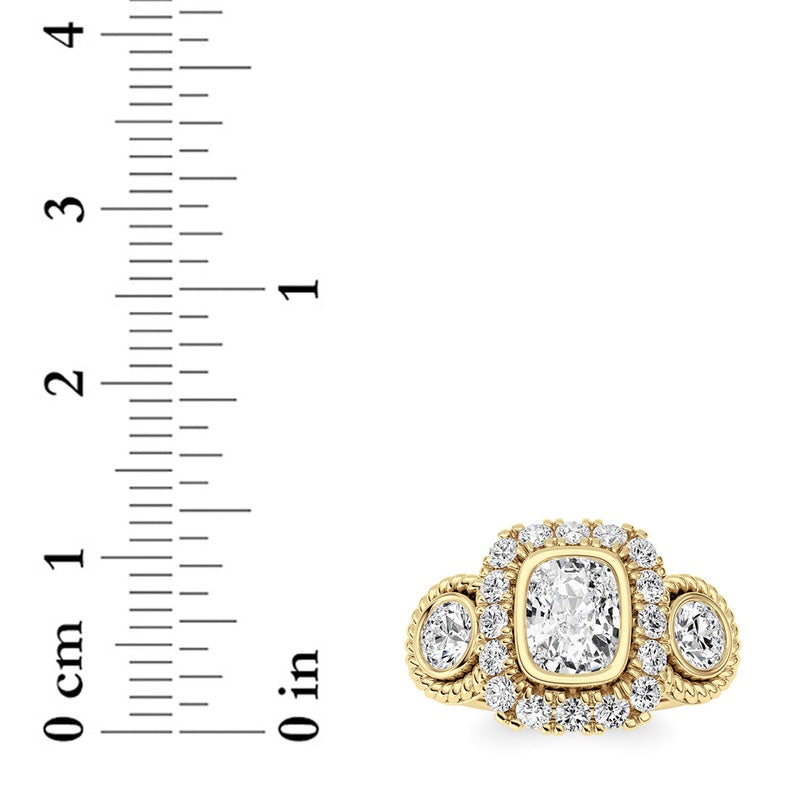 14K White Gold Ring KJ02705R.CE-2-21F