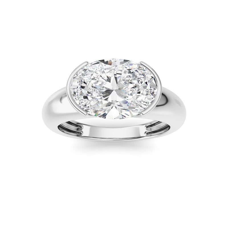 14K White Gold Ring KJ03288R.OV-3-21F