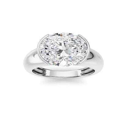 14K White Gold Ring KJ03288R.OV-3-21F