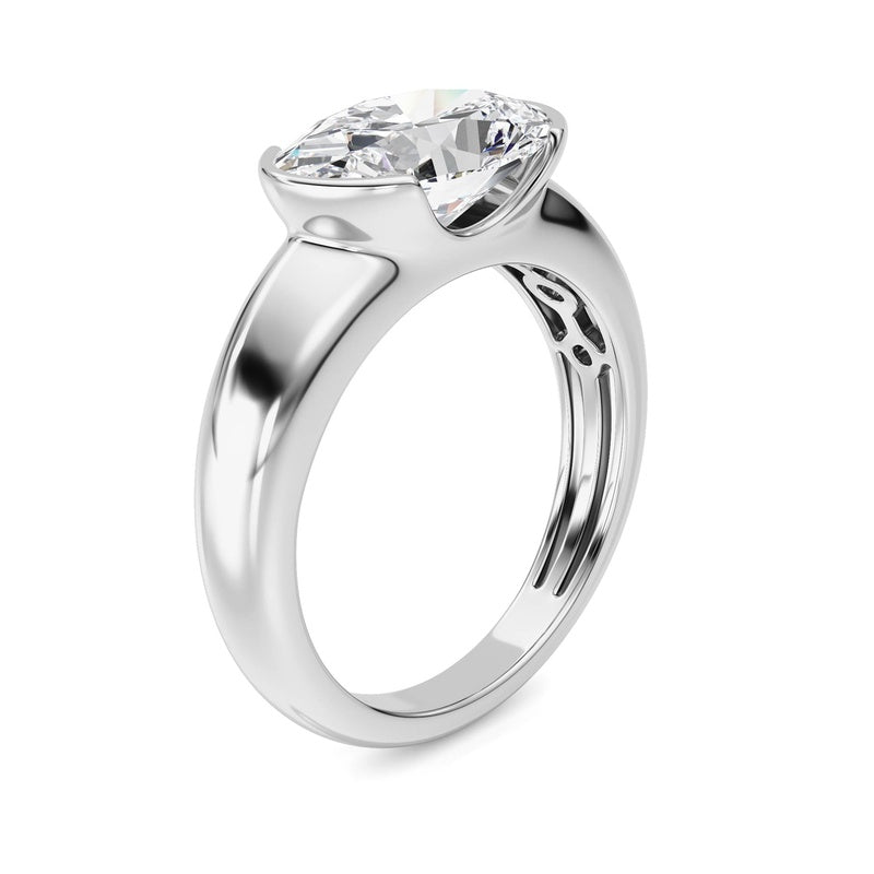14K White Gold Ring KJ03288R.OV-3-21F