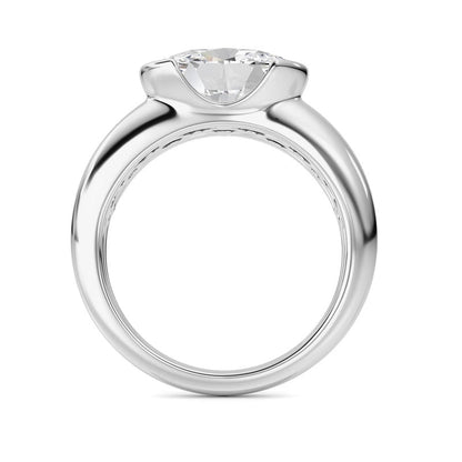 14K White Gold Ring KJ03288R.OV-3-21F