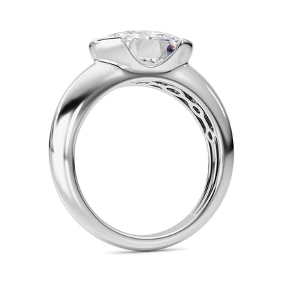 14K White Gold Ring KJ03288R.OV-3-21F