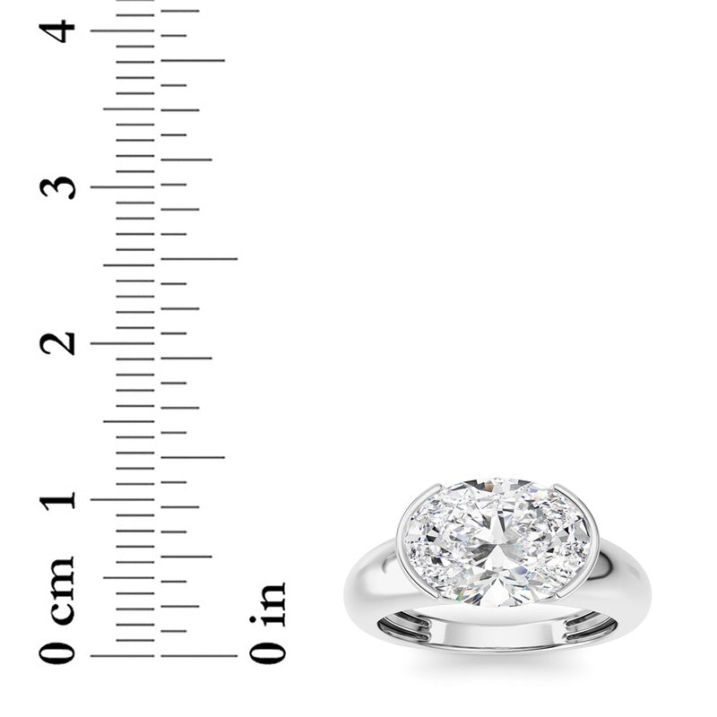 14K White Gold Ring KJ03288R.OV-3-21F