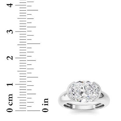 14K White Gold Ring KJ03288R.OV-3-21F