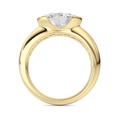 14K White Gold Ring KJ03288R.OV-3-21F