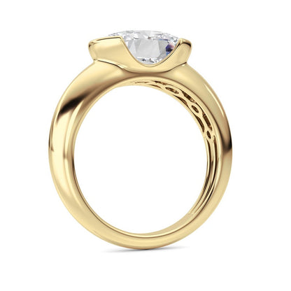 14K White Gold Ring KJ03288R.OV-3-21F