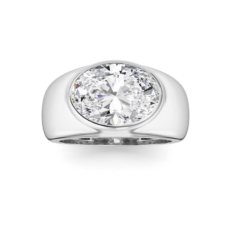 14K White Gold Ring KJ03293R.OV-3-21F