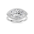 14K White Gold Ring KJ03333R.MQ-3-21F